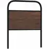 Image de Tête De Lit De Remplacement Chêne Marron 80 Cm Acier Et Bois D'ingénierie Vidaxl
