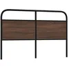 Image de vidaXL Tête de lit de remplacement chêne marron 150 cm acier et bois dingénierie 4100341
