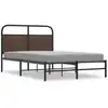 Image de Vidaxl cadre de lit sans matelas 140x190 cm chêne marron