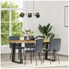 Image de Vidaxl chaises à manger lot de 4 gris foncé velours