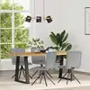 Image de Chaises À Manger Lot De 4 Gris Clair Tissu Vidaxl