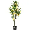 Image de Citronnier Artificiel 136 Feuilles 120 Cm Vert Vidaxl