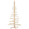 Image de Arbre De Noël En Bois Pour Décoration 210 Cm Bois Massif De Pin Vidaxl
