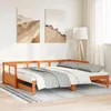 Image de vidaXL Lit de jour et lit gigogne et matelas 90x190 cm bois pin massif 3321046