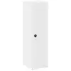 Image de Vidaxl meuble de salle de bain avec porte-rouleau blanc 20,5x22x72 cm