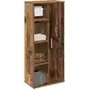 Image de Meuble De Salle De Bain Avec Porte-rouleau Vieux Bois Vidaxl
