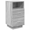 Image de Vidaxl table de chevet avec 2 tiroirs sonoma gris 36x36x68 cm