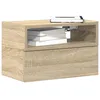 Image de vidaXL Table de chevet murale chêne sonoma 45x26x285 cm armoire de chevet flottante armoire de chevet suspendue unité de 858600