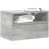 Image de Table De Chevet Murale Gris Béton 45x26x28,5 Cm Vidaxl