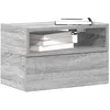 Image de vidaXL Table de chevet murale sonoma gris 45x26x285 cm armoire de chevet flottante armoire de chevet suspendue unité de 858606