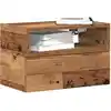 Image de Table De Chevet Murale Vieux Bois 45x26x28,5 Cm Vidaxl