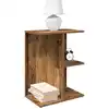 Image de Tables De Chevet 2 Pcs Vieux Bois 46,5x29x61 Cm Bois Ingénierie Vidaxl