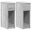 Image de Vidaxl tables de chevet avec tiroir 2 pcs sonoma gris 20x36x60 cm