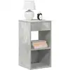 Image de Tables De Chevet Avec Tiroir 2 Pcs Gris Béton 35x34x66,5 Cm Vidaxl