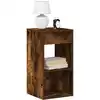 Image de Tables De Chevet Avec Tiroir 2 Pcs Chêne Fumé 35x34x66,5 Cm Vidaxl