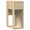 Image de Vidaxl support de tour d'ordinateur et tiroir chêne sonoma 30x44x74 cm
