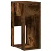 Image de Vidaxl support de tour d'ordinateur et tiroir chêne fumé 30x44x74 cm