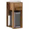 Image de Support De Tour D'ordinateur Avec Tiroir Vieux Bois 30x44x74 Cm Vidaxl