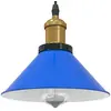 Image de Lampe Suspendue Réglable Hauteur E27 Bleu Foncé Ø 22 Cm Métal Vidaxl