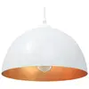 Image de Lampes Suspendues 2 Pcs Hauteur Réglable E27 Blanc Ø 30cm Métal Vidaxl
