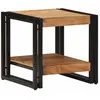 Image de Table Basse Marron 40 X 40 X 38 Cm Bois D'acacia Massif Vidaxl