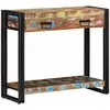 Image de Table Console Multicolore 90 X 33 X 75 Cm Bois Recyclé Solide Vidaxl