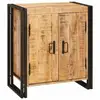 Image de Vidaxl cabinet de chevet marron bois de mangue brut massif