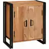 Image de Cabinet De Chevet Marron 66 X 35 X 76 Cm Bois D'acacia Massif Vidaxl