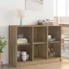Image de Buffet Chêne Artisanal 102x37x75,5 Cm Bois D'ingénierie Vidaxl