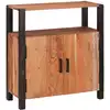 Image de Buffet Marron 70 X 30 X 75 Cm Bois D'acacia Massif Vidaxl