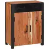 Image de Buffet Avec Tiroir Marron 55 X 30 X 75 Cm Bois D'acacia Massif Vidaxl
