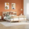 Image de Lit Bibliothèque Sans Matelas 180x200 Cm Bois Massif De Pin Vidaxl
