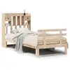 Image de Vidaxl lit bibliothèque sans matelas 90x190 cm bois de pin massif