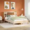 Image de Lit Bibliothèque Sans Matelas 135x190 Cm Bois De Pin Massif Vidaxl