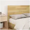 Image de Vidaxl tête de lit 120 cm en bois massif de chêne
