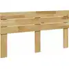 Image de Tête De Lit 135 Cm En Bois Massif De Chêne Vidaxl