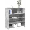 Image de vidaXL Bureau de réception gris béton 100x50x103 5cm bois dingénierie comptoir de réception réception de salon comptoir 3324163