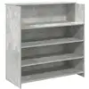 Image de Vidaxl bureau de réception gris béton 100x50x103,5cm bois d'ingénierie