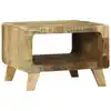 Image de Table Basse Marron 50 X 50 X 35 Cm Bois De Mangue Massif Vidaxl