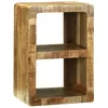 Image de Meuble TV - Bois massif de manguier - 36x30x54 cm - Rectangulaire - Montage facile