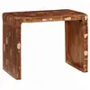 Image de Vidaxl table d'appoint marron 60 x 35 x 46 cm bois recyclé solide