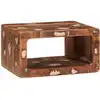 Image de Table De Chevet Marron 45 X 30 X 24 Cm Bois Recyclé Solide Vidaxl