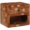 Image de Cabinet De Chevet Mural Avec Tiroir Multicolore 40 X 30 X 36 Cm Vidaxl