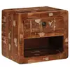 Image de Vidaxl cabinet de chevet mural avec tiroir multicolore 40 x 30 x 36 cm