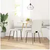Image de Vidaxl chaises à manger lot de 2 crème velours