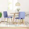 Image de Chaises À Manger Lot De 2 Bleu Jean Tissu Vidaxl