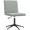 Image de Chaise À Manger Gris Clair Velours Vidaxl