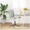 Image de Vidaxl chaise à manger gris clair velours