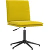 Image de Chaise À Manger Jaune Velours Vidaxl