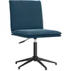 Image de Chaise À Manger Bleu Velours Vidaxl